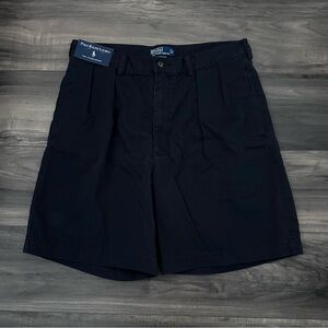 Polo Ralph Lauren Tyler Shorts Men’s 36 Navy Solid 9" Inseam 100% Cotton New